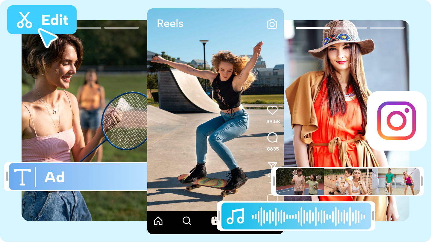 how to make travel Reels