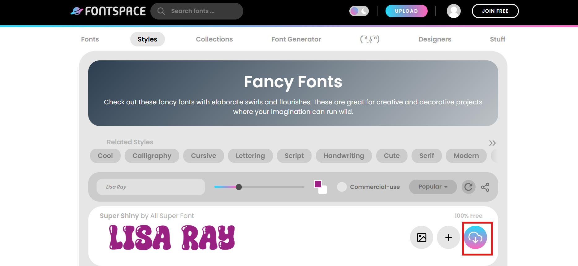 Haz una firma elegante con FontSpace