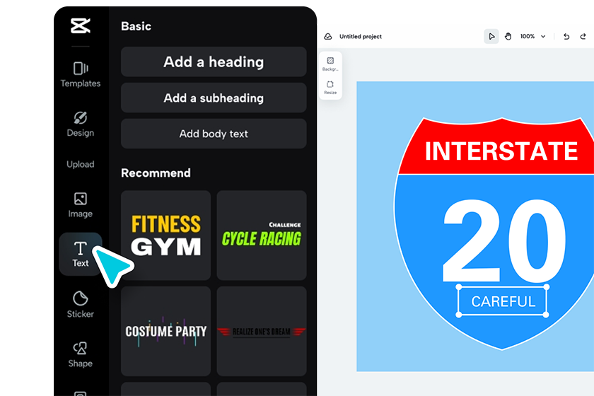 거리 표지판 사용자 정의