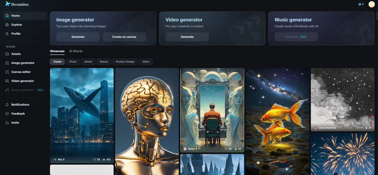 Generator logo YouTube Dreamina AI