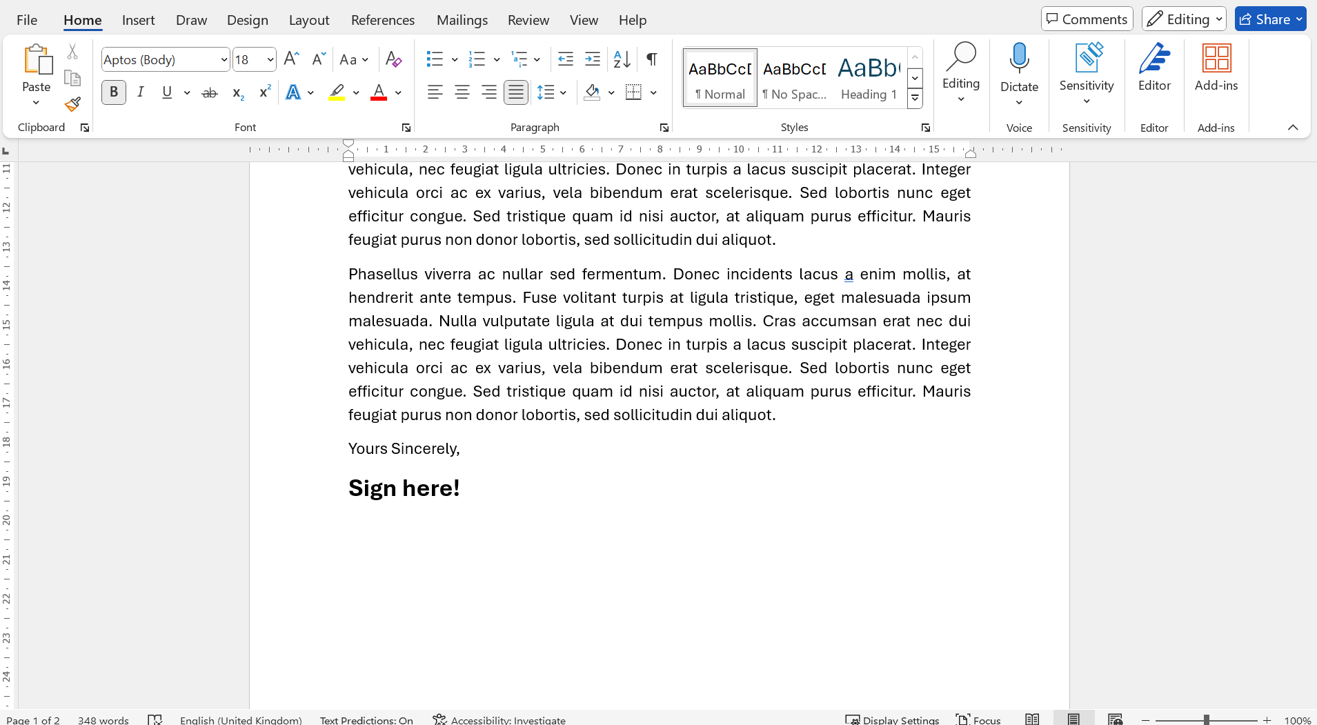 Cum se face semnătura digitală în cuvânt