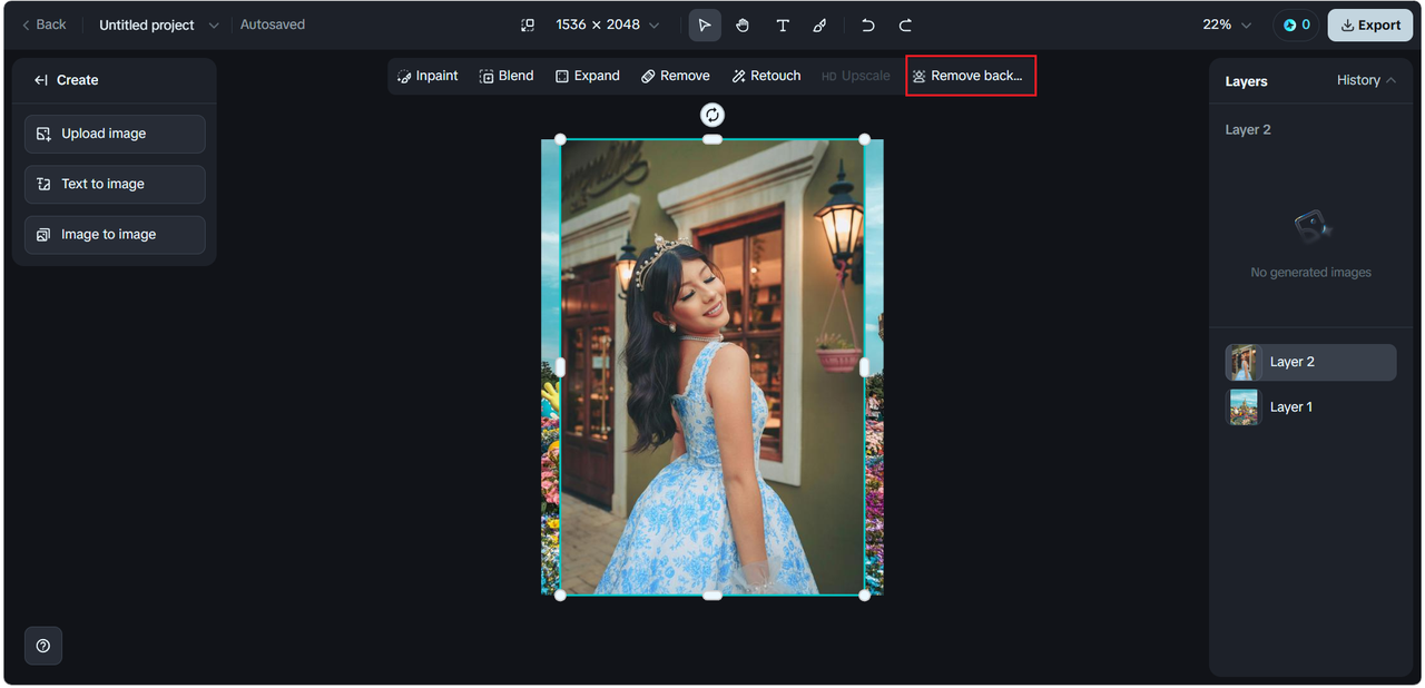 Quita el fondo de tu imagen