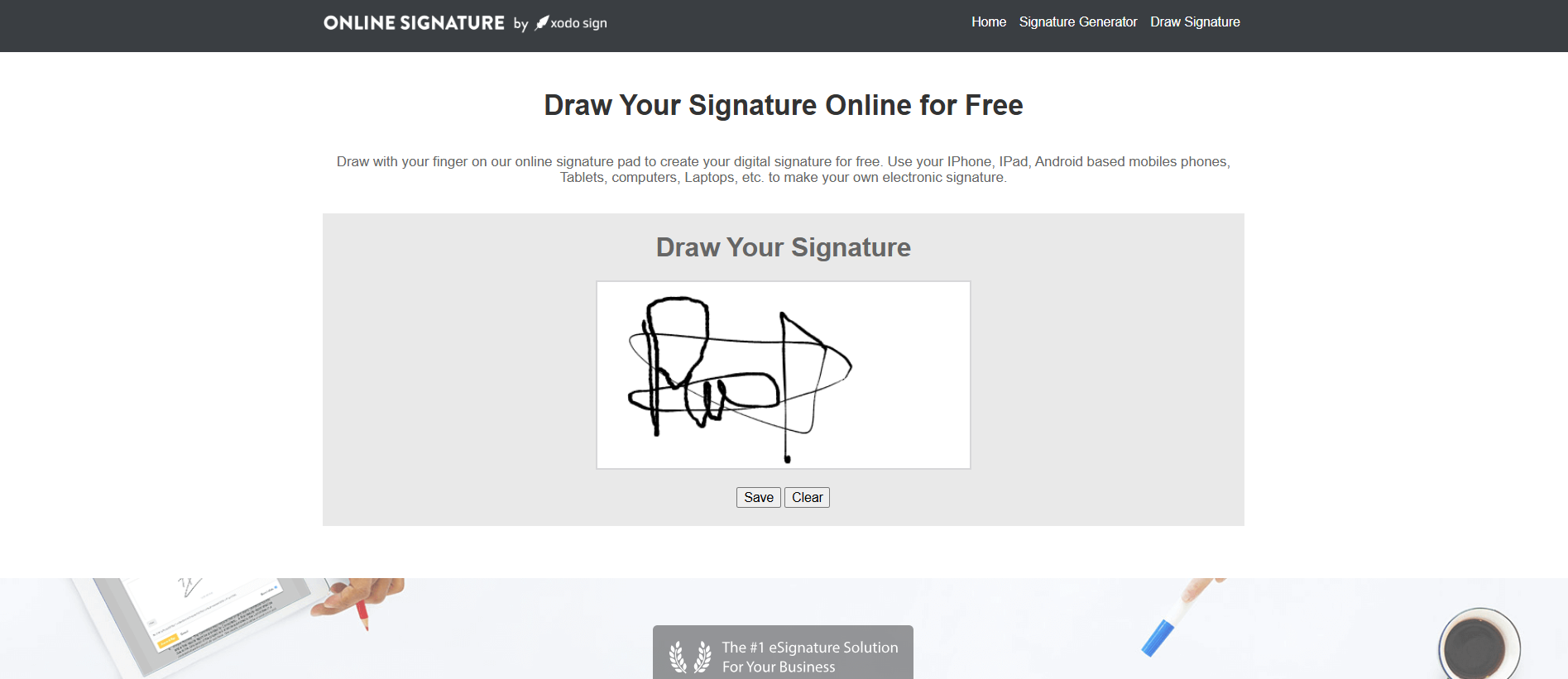 ręcznie rysowany podpis