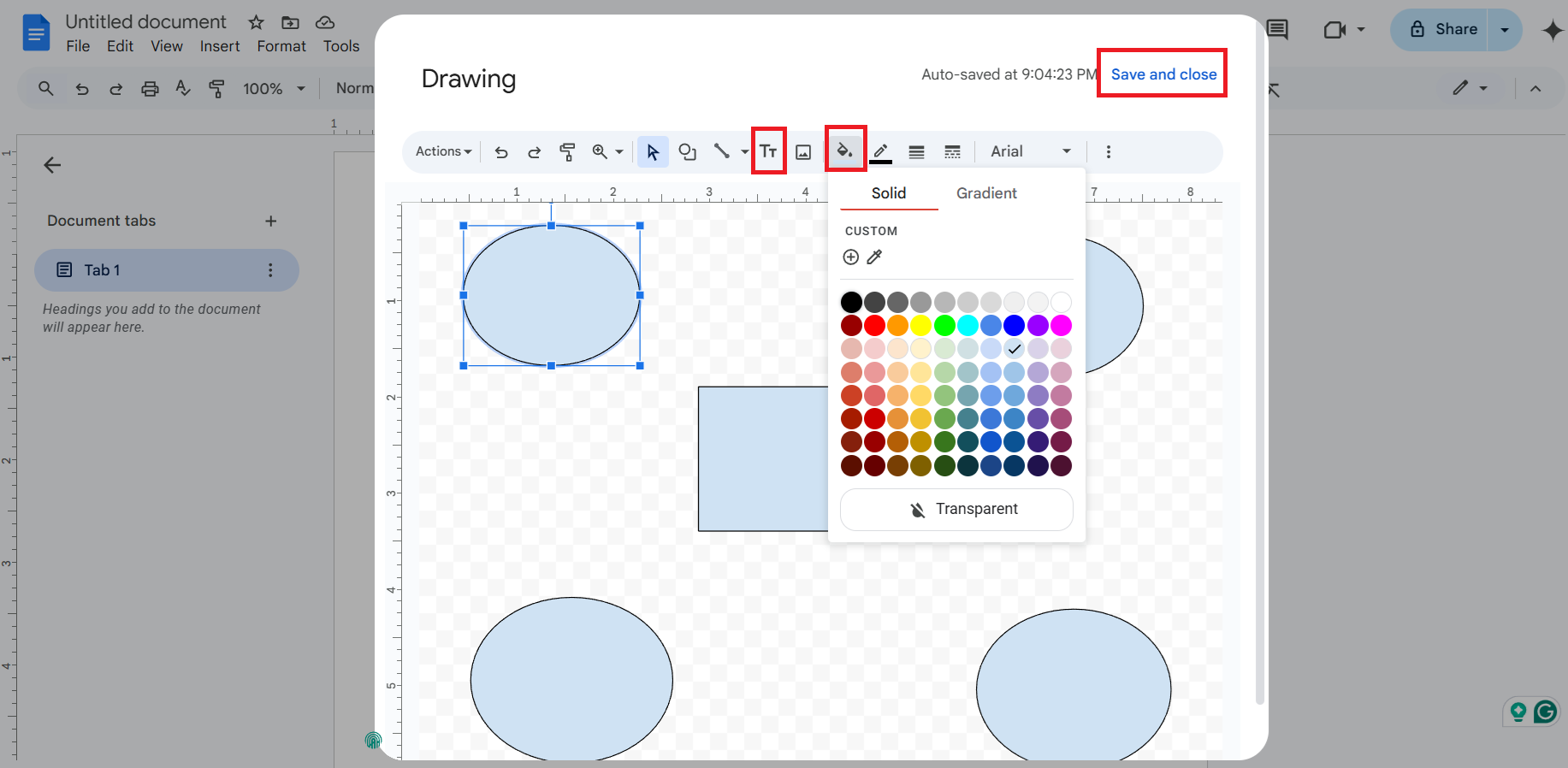I-customize at ipasok ang iyong mind map