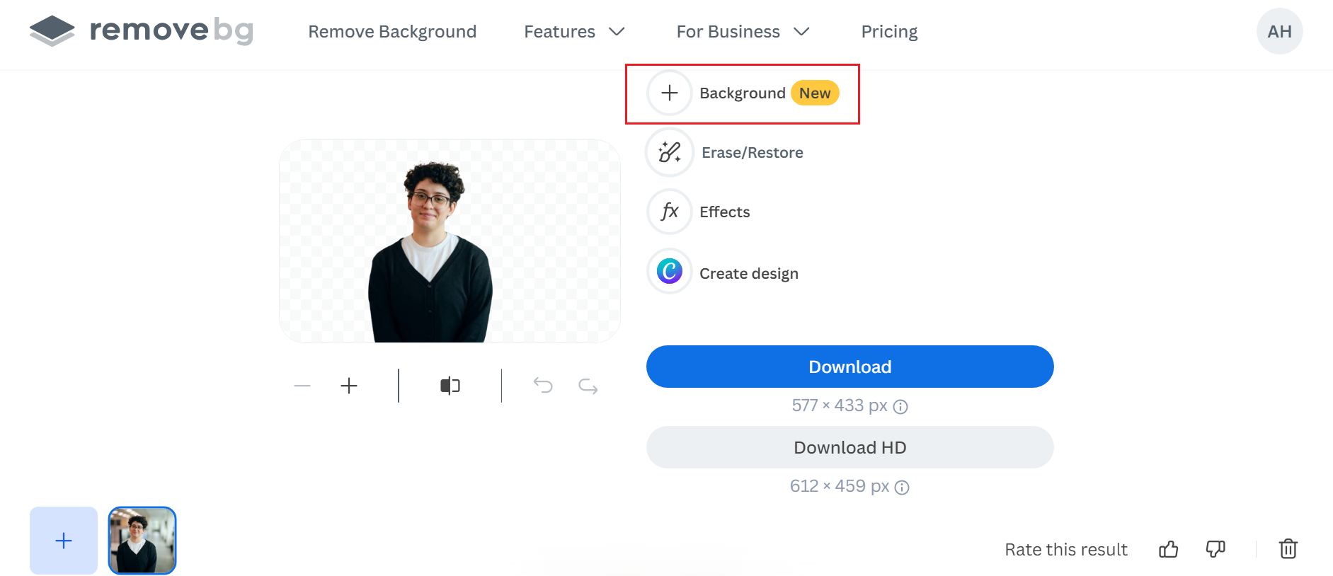 Agregue fondo blanco a la foto del pasaporte