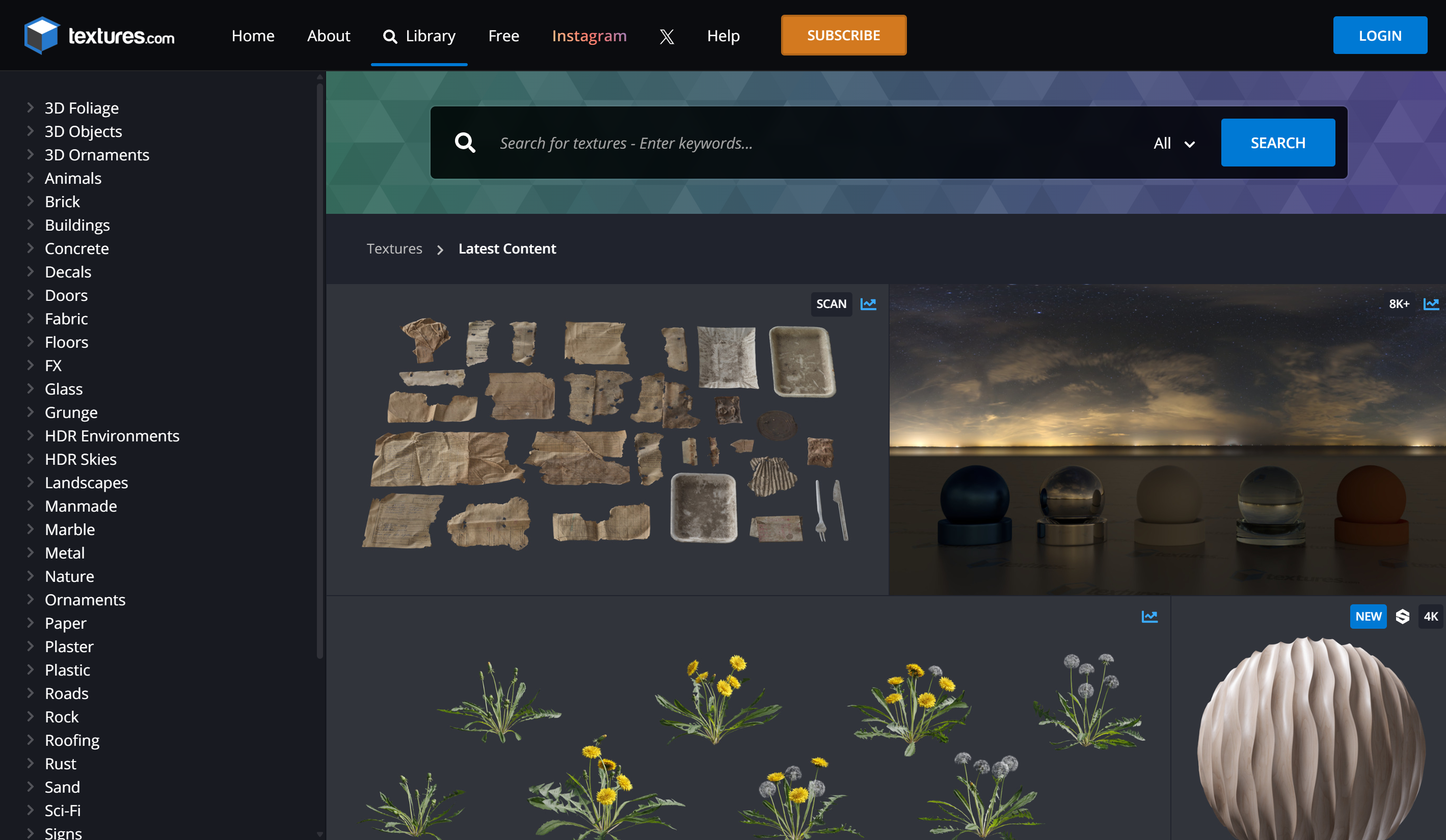 5 best websites to download grain overlay: Textures.com