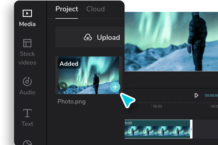 テキストと音楽を編集する