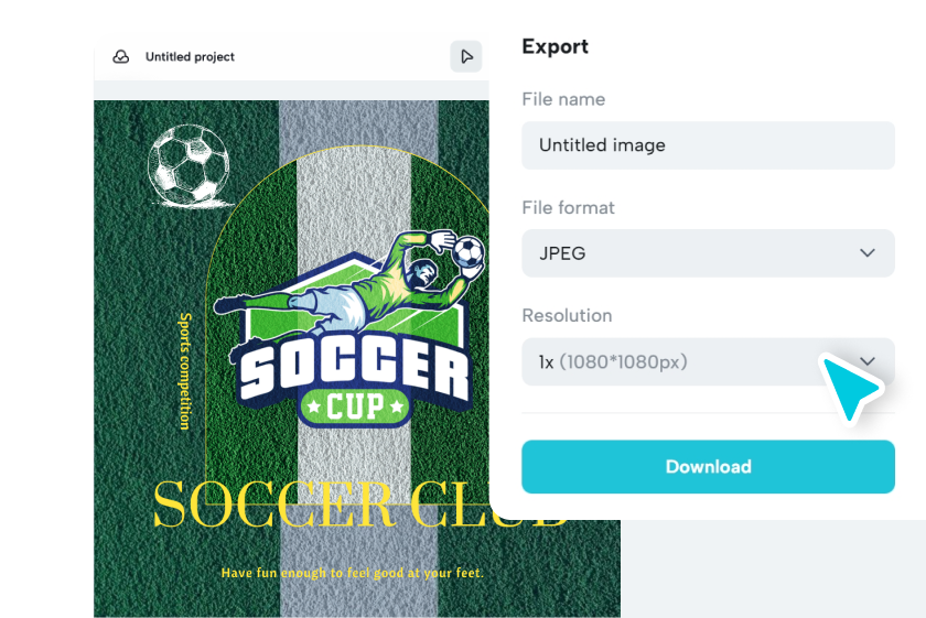 Finalize and download