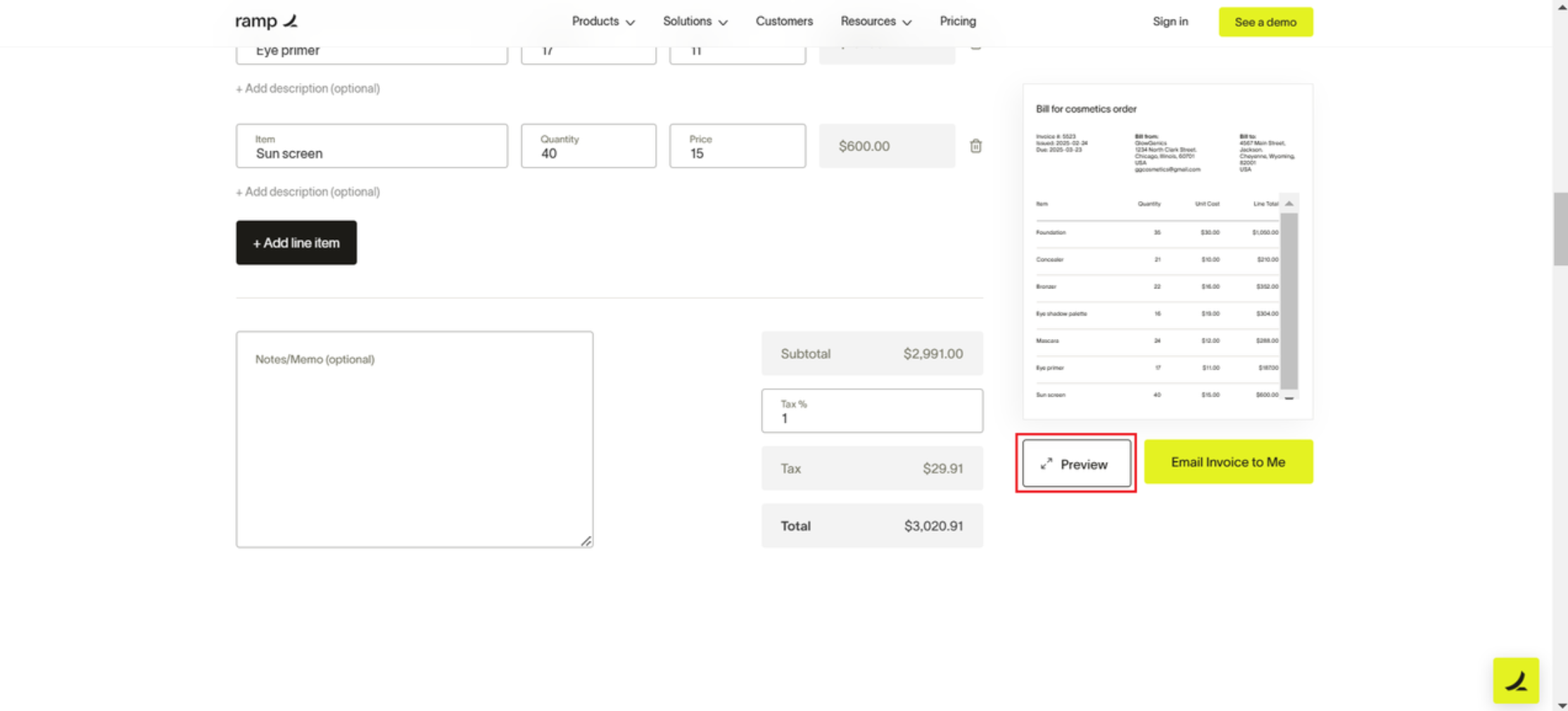 Criar fatura online gratuitamente