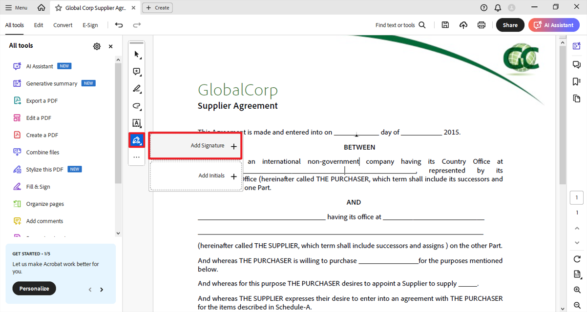 cara membuat tandatangan dalam adobe
