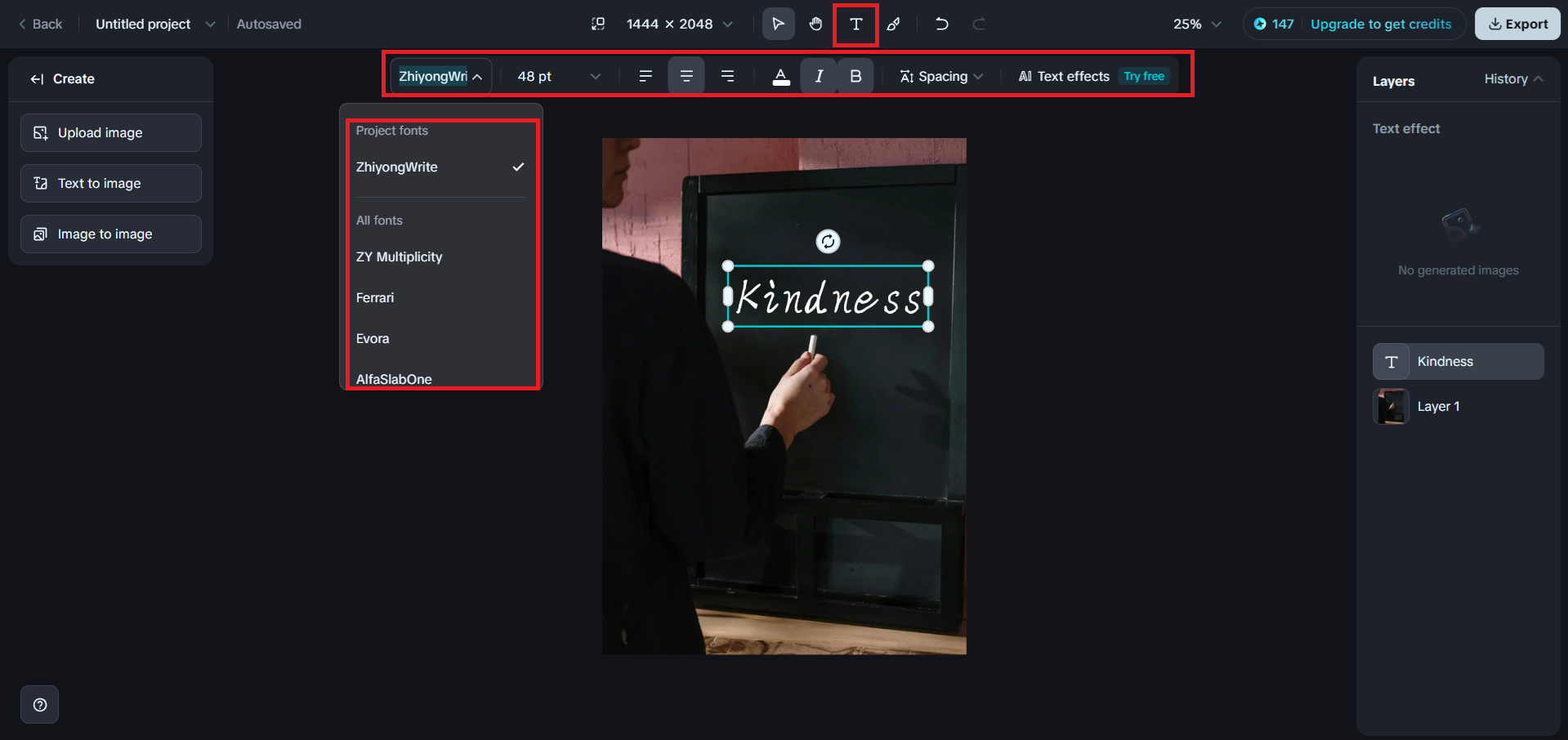 Edit text in JPEG images