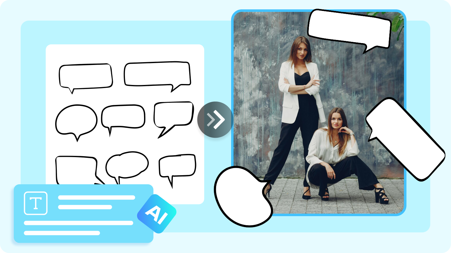 Adicionar balão de fala à foto