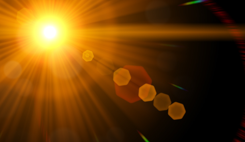 最常用的膠片覆蓋型別：鏡頭耀斑