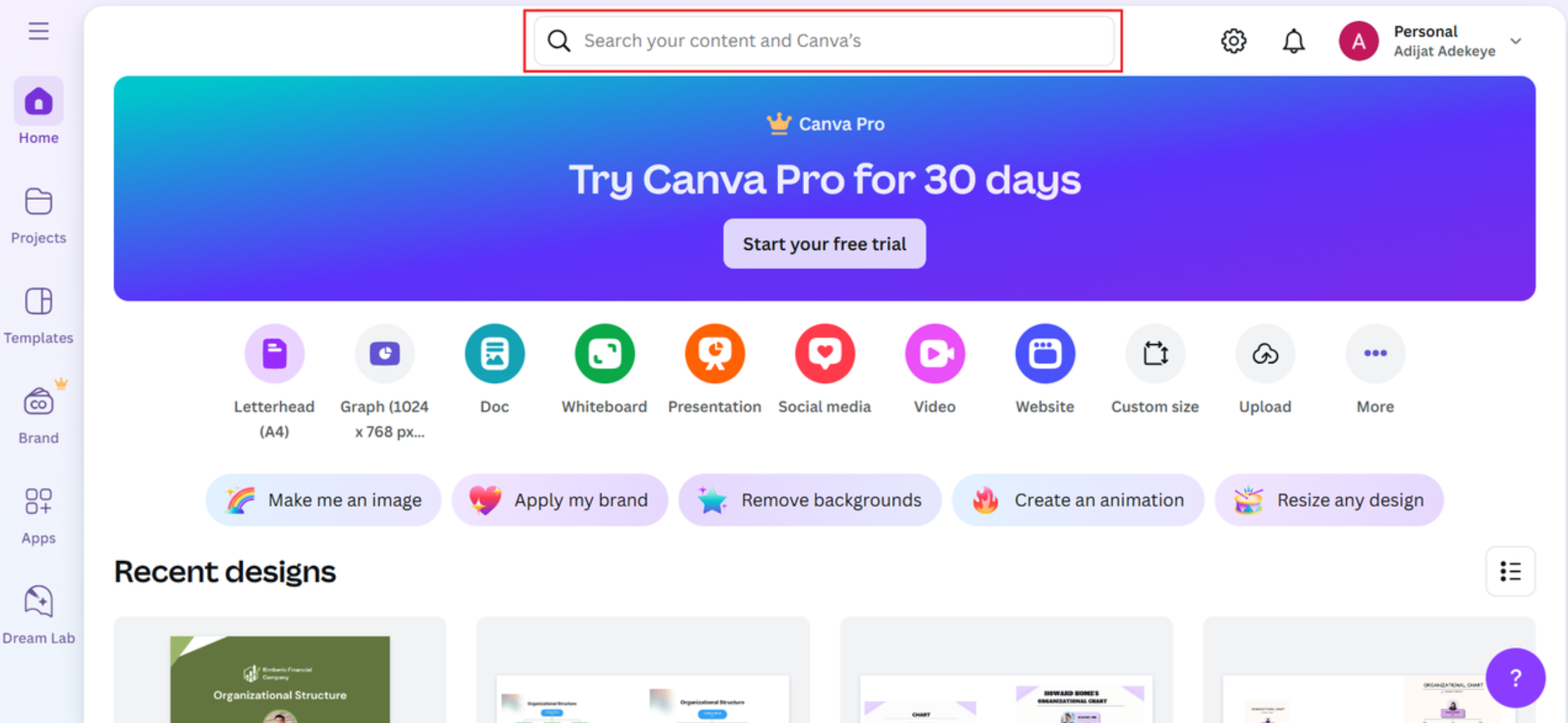 make organizational chart online free