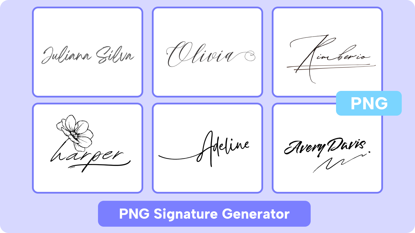 signature PNG generator