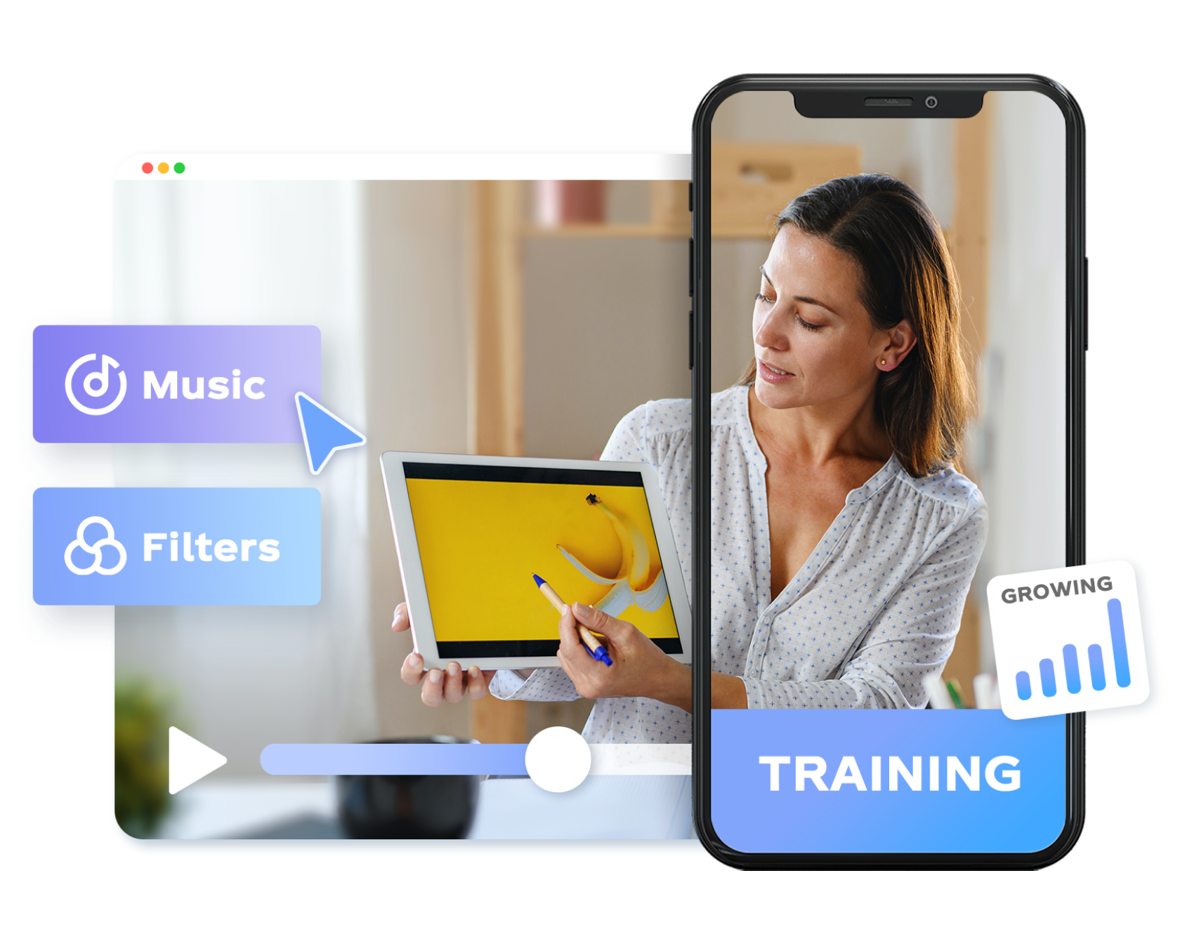 トレーニングビデオメーカーオンライン