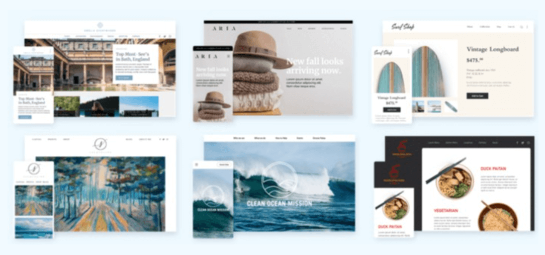 BlueHost's trending ad on YouTube promoting website creation and hosting services
