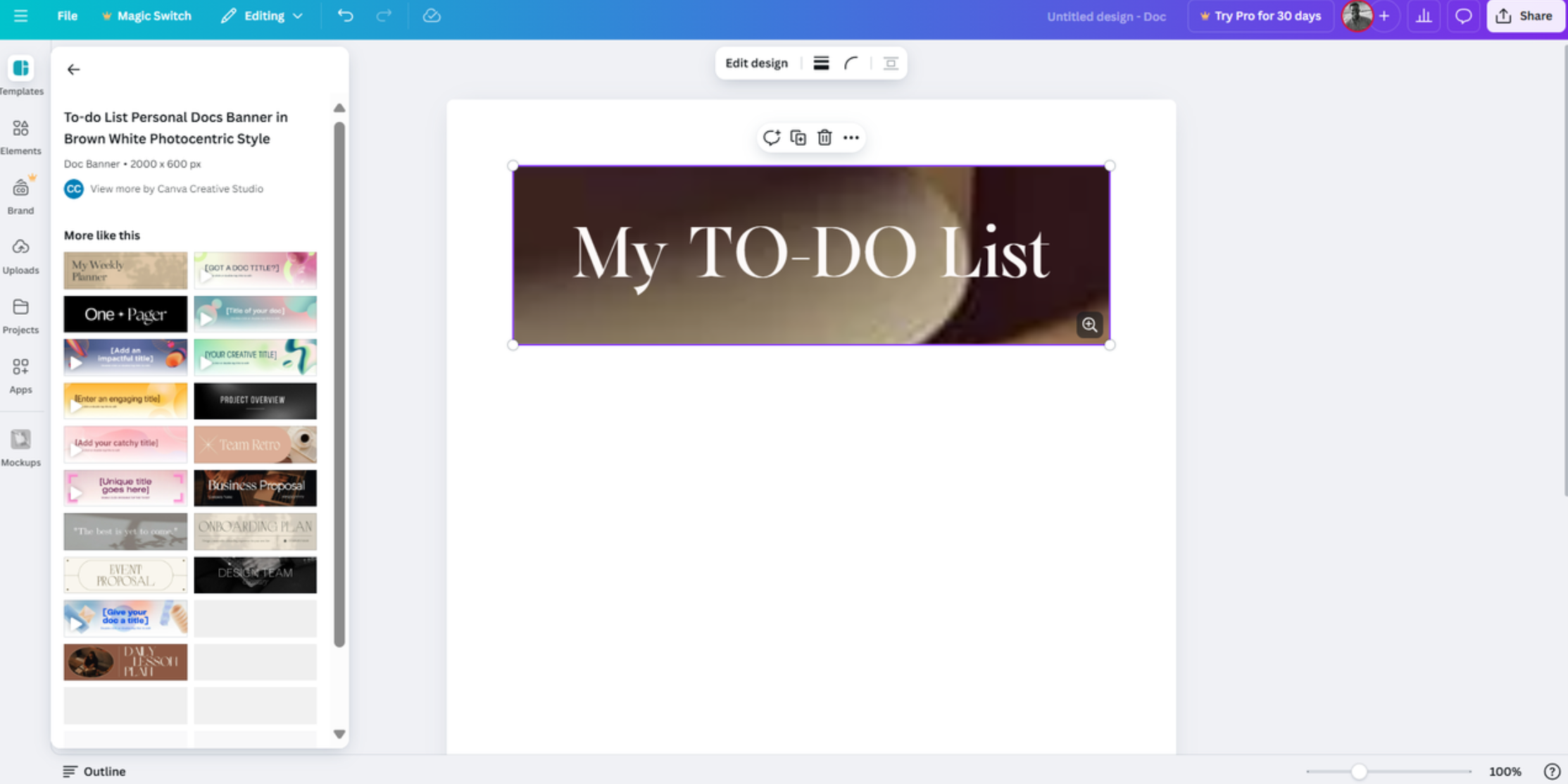 Para hacer lista creador