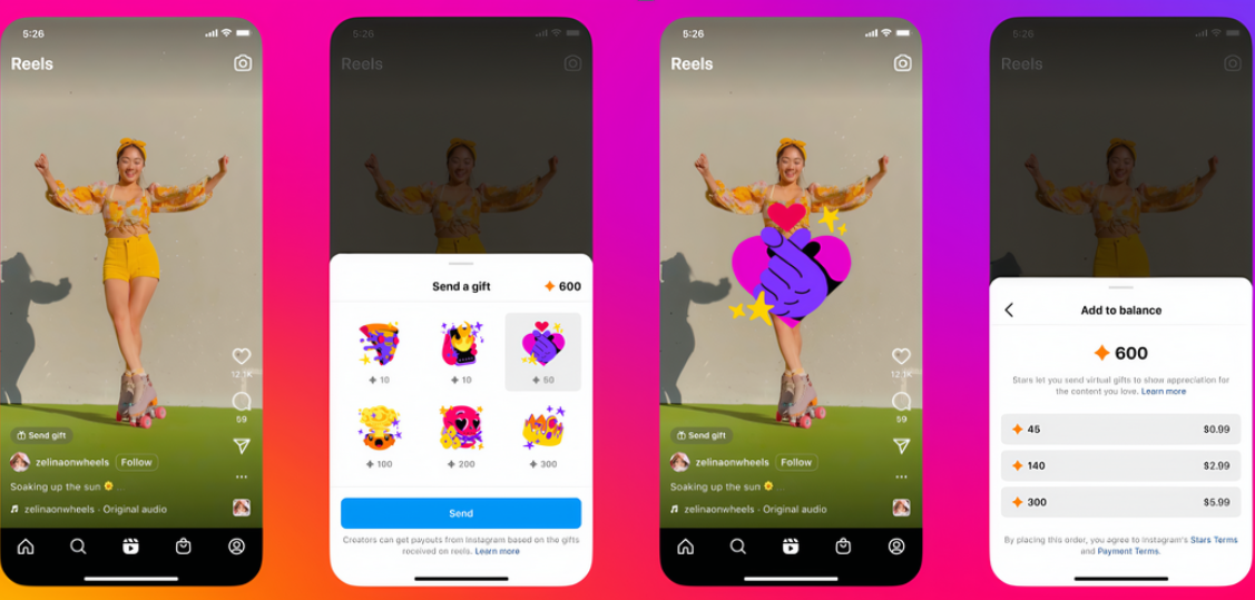 Fan donations and gifts