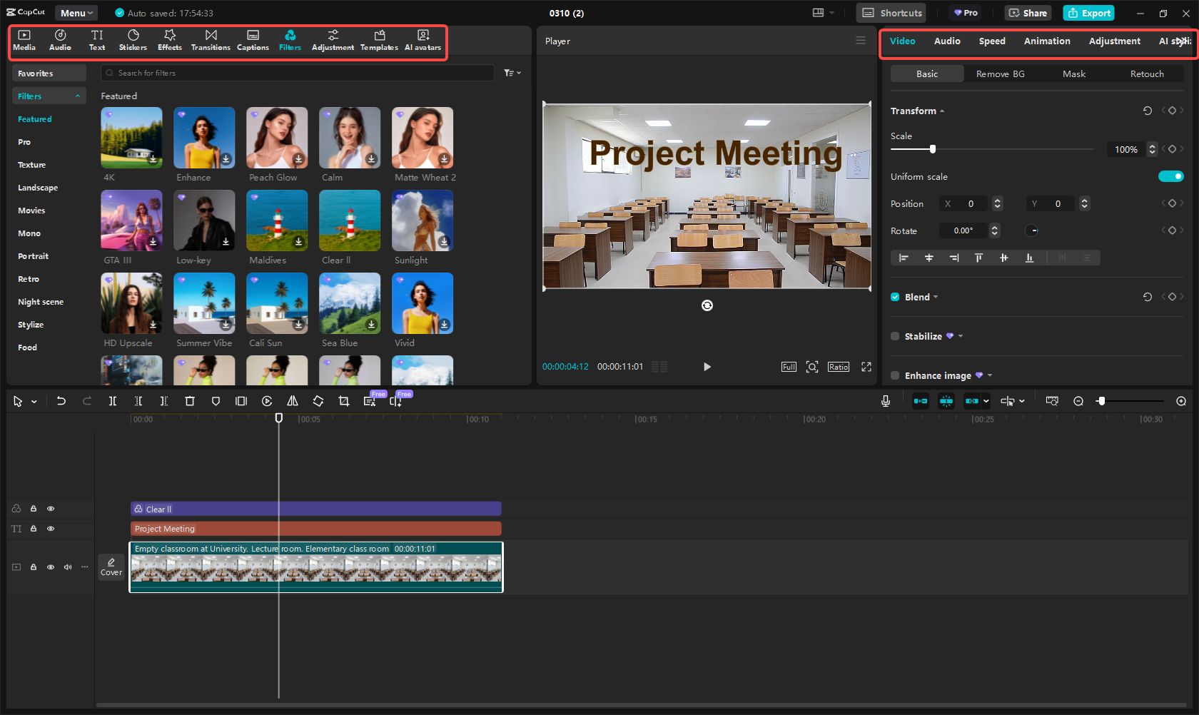 Editar o vídeo de fundo do Zoom