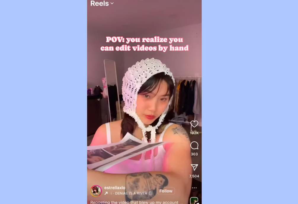 Music "DENIAL IS A RIVER" in Reels