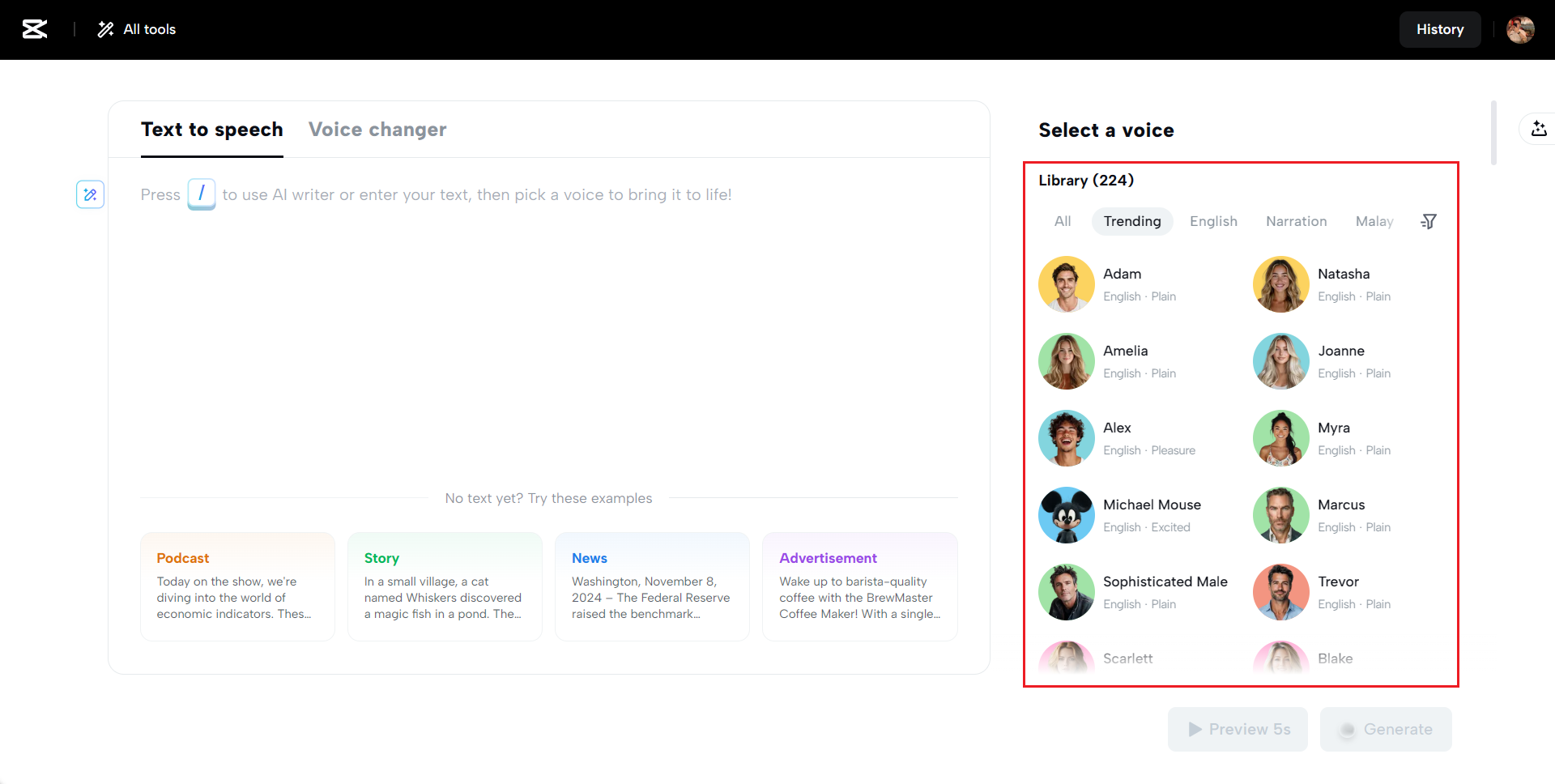 Natural-sounding voices