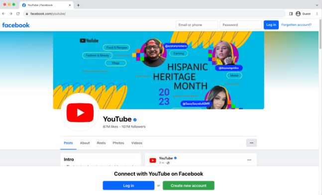 Interfaz de Facebook: el mejor lugar para promocionar videos de YouTube
