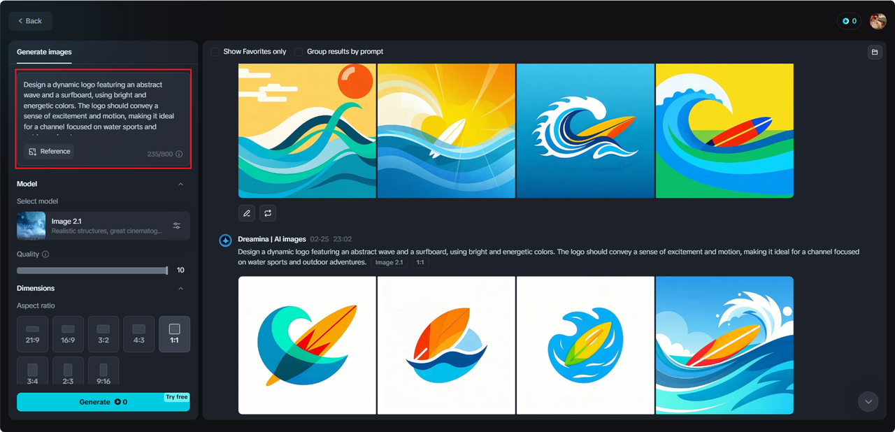 Write down the prompt for YouTube chanel logo