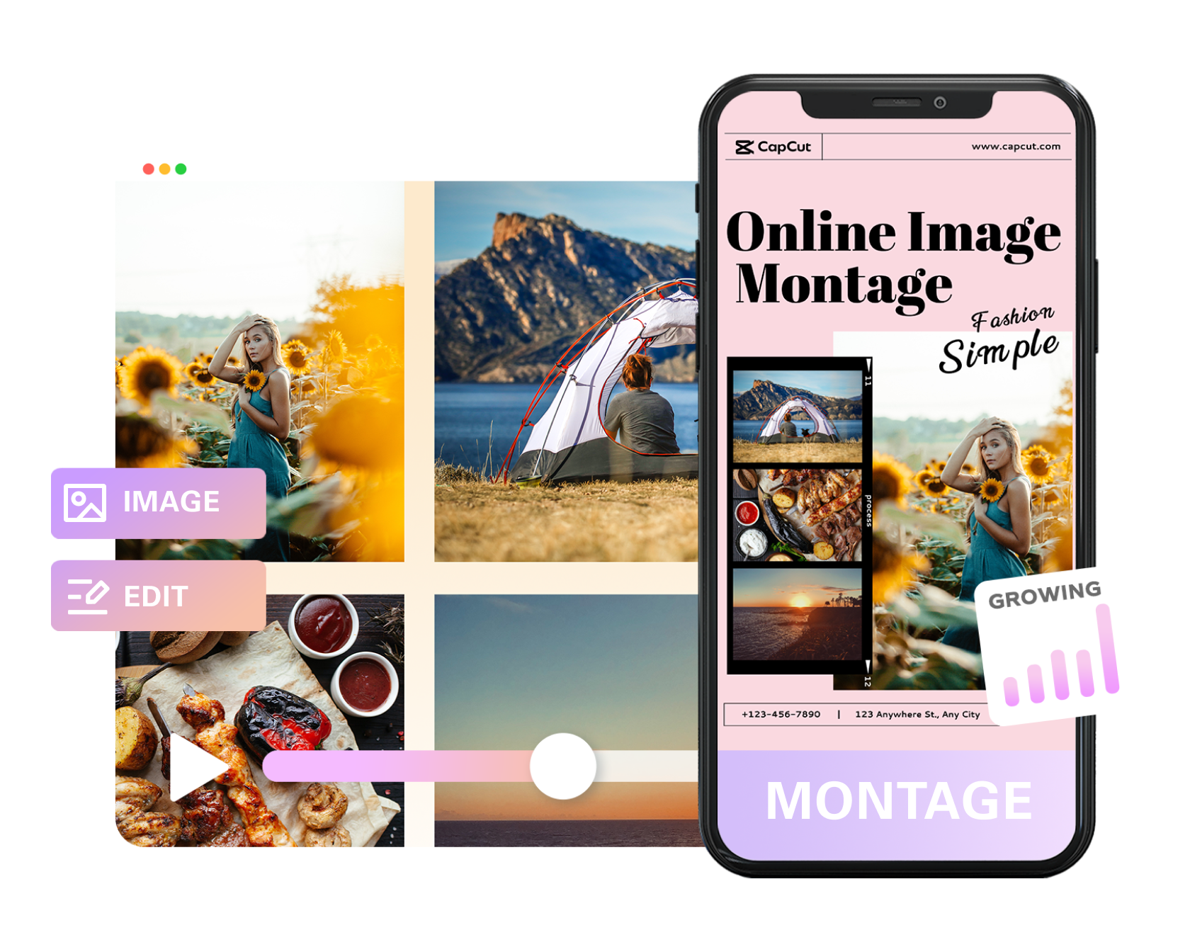 Создание фотомонтажа онлайн