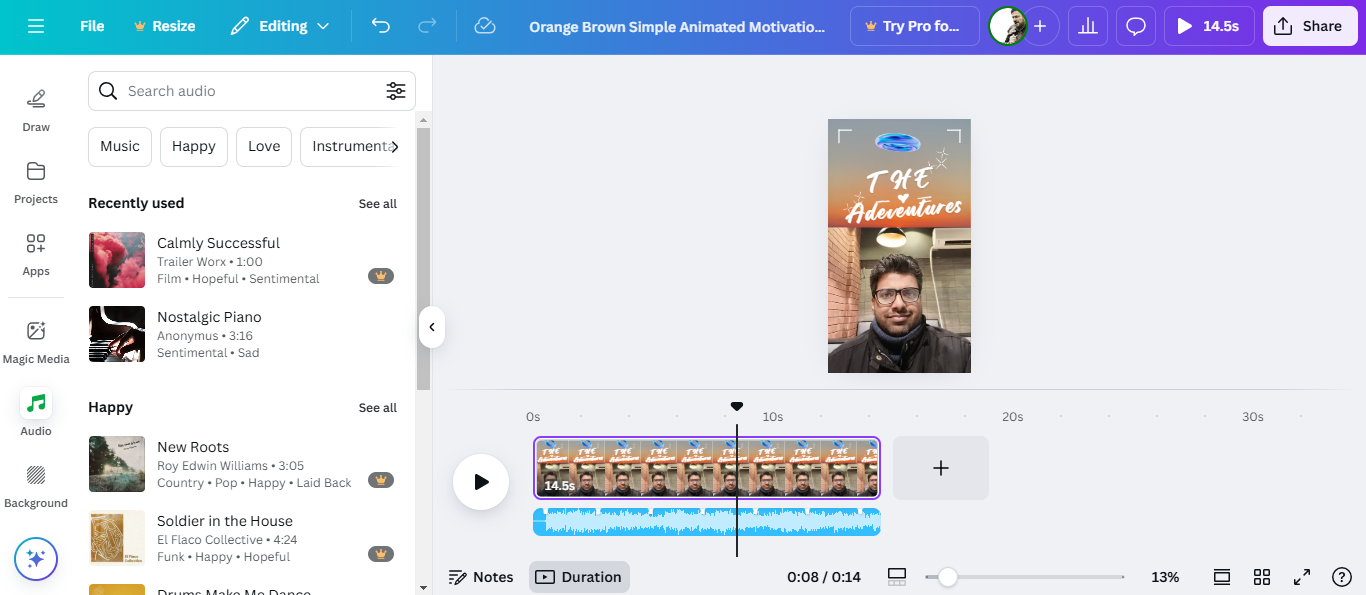 Hang hozzáadása és szinkronizálása