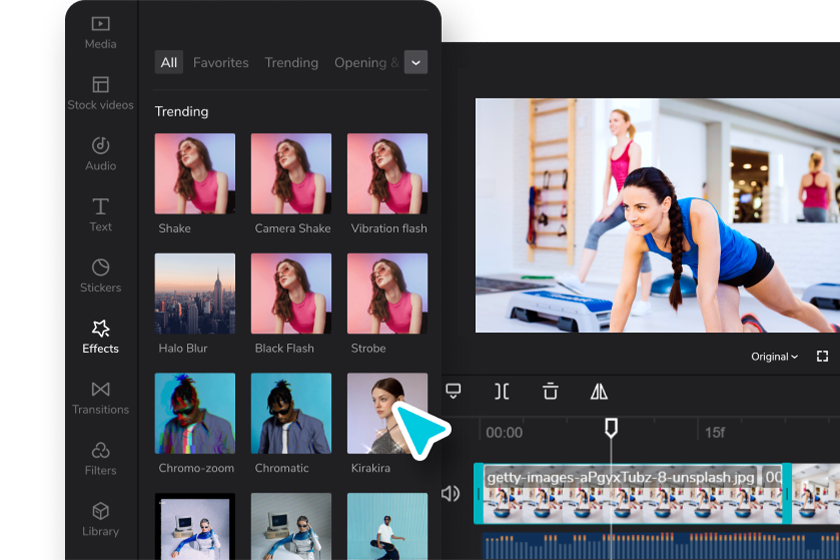 Крок 2: Редагуйте та покращуйте оздоровче відео, додаючи текст та музику