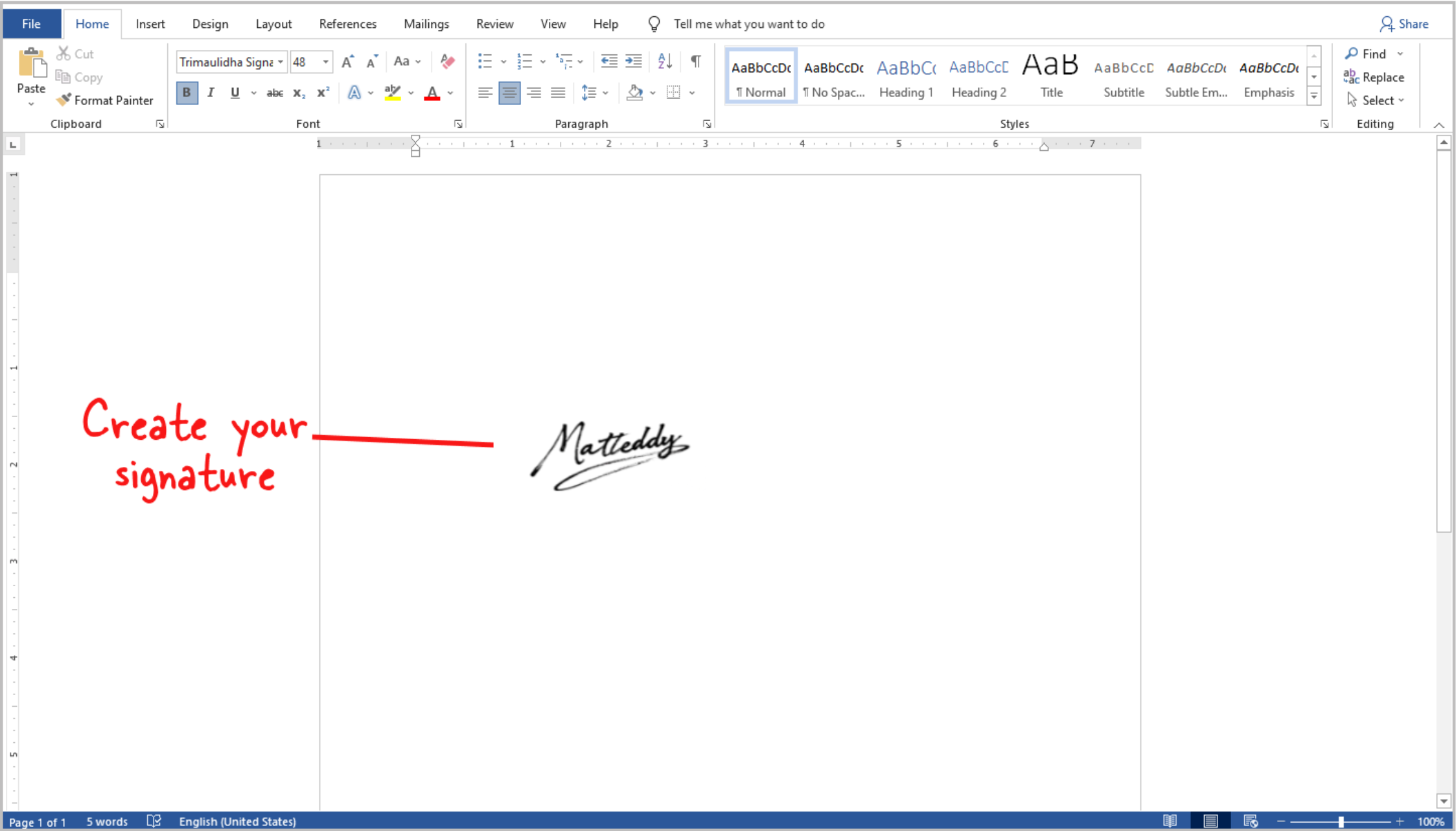Cum se face o semnătură electronică în Word