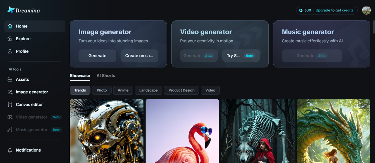 Trình chỉnh sửa ảnh AI của Dreamina