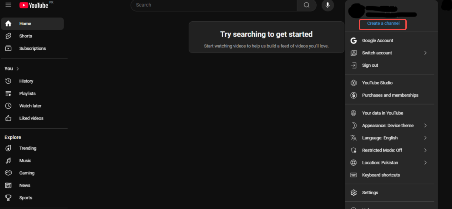 Pengaturan saluran akses