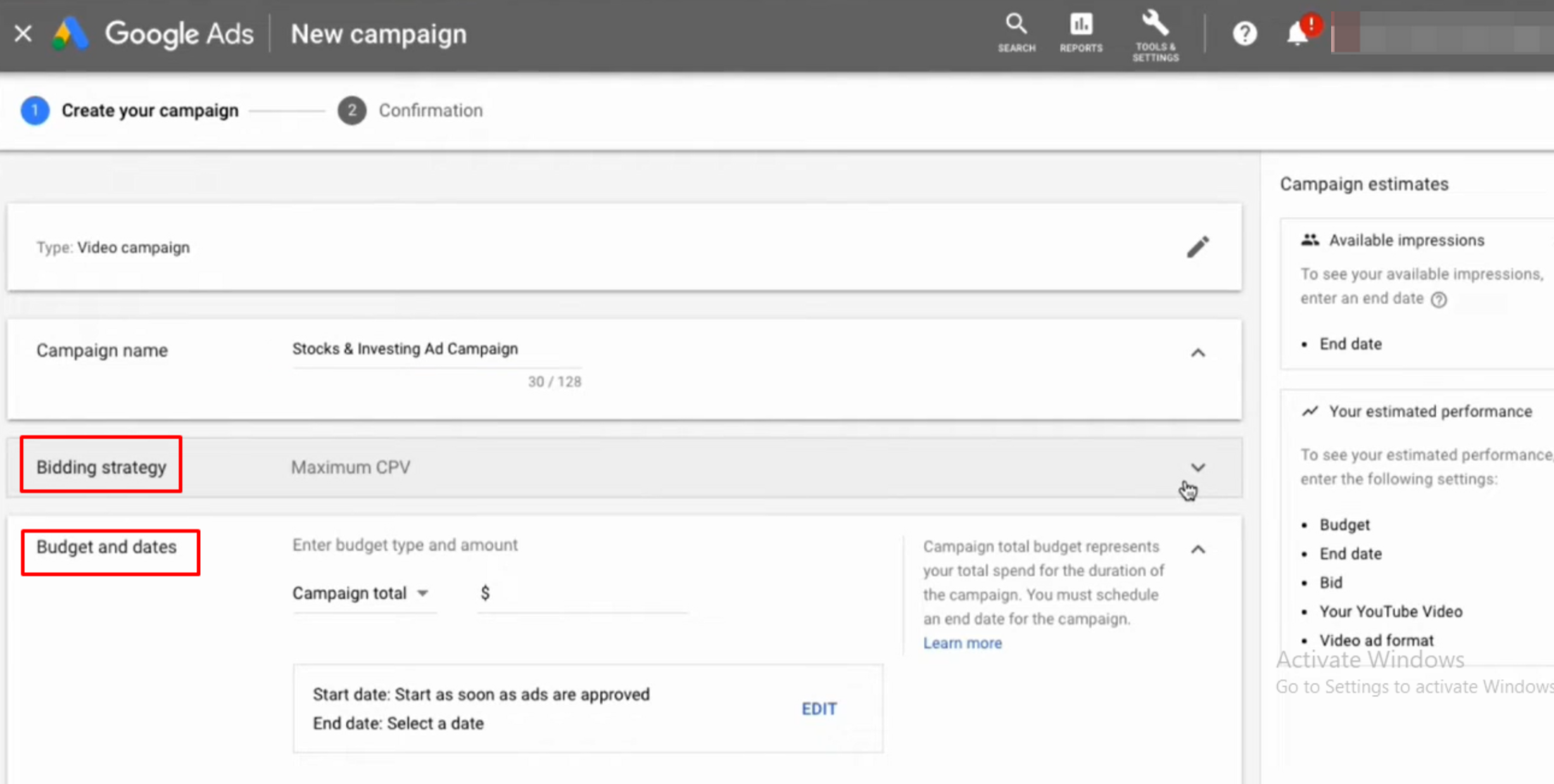 Customizing your ad settings