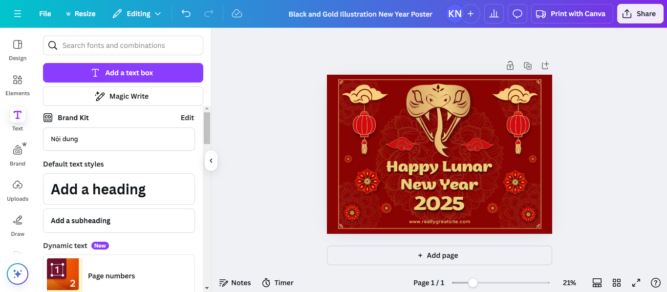 Editează-ți posterul