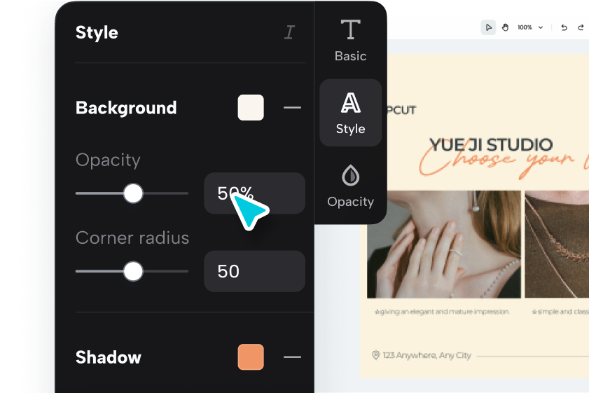 Personaliza el diseño para que coincida con tu marca