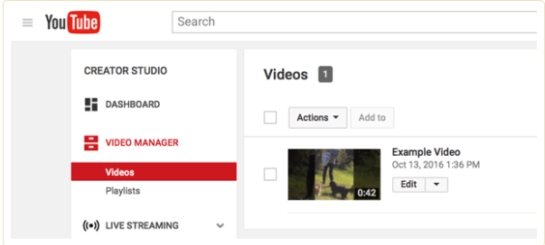 Menggunakan manajer video YouTube untuk menambahkan kartu ke video