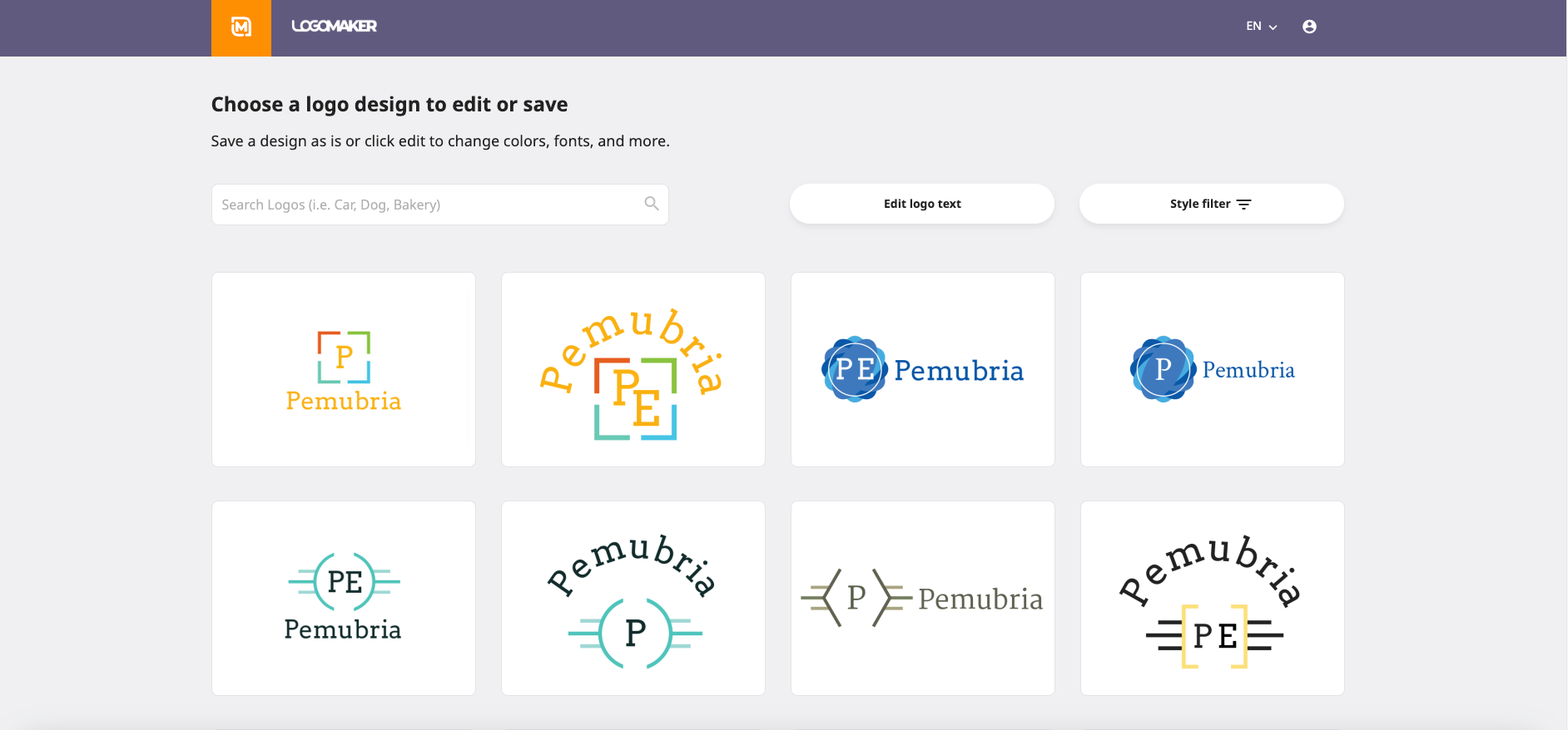 로고메이커 로고 디자인
