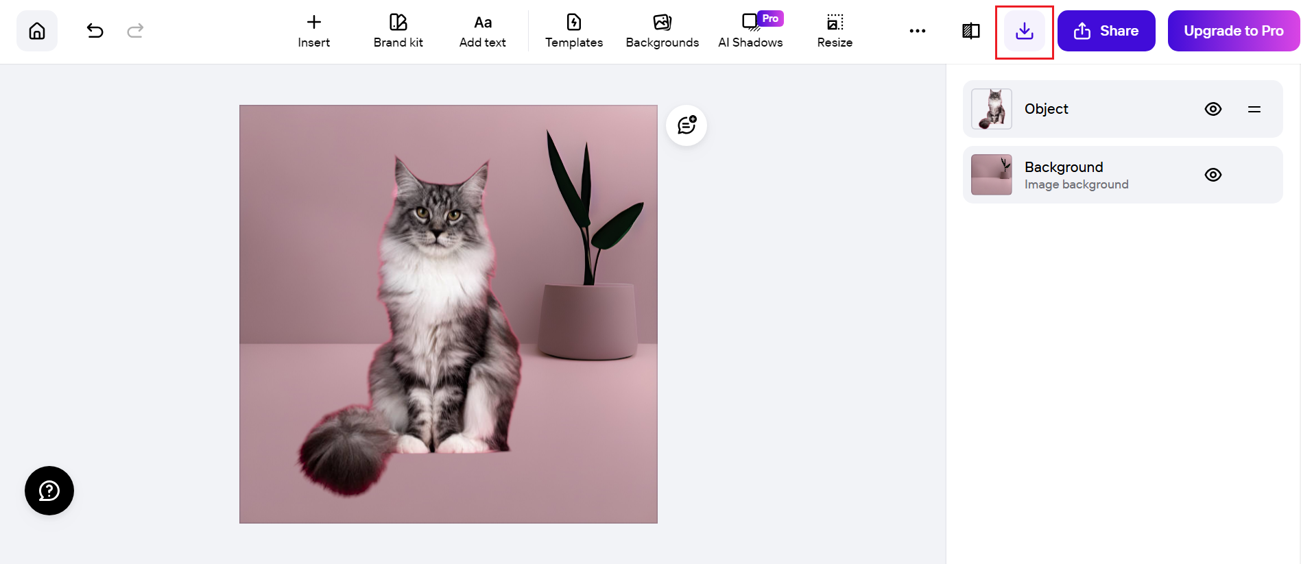Agregar fondo rojo a la foto