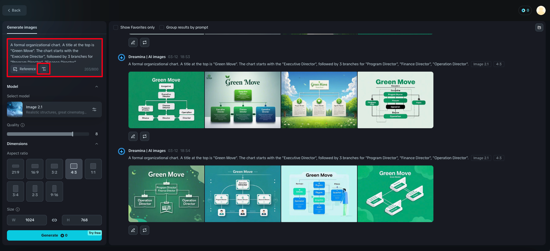 how to make an organizational chart