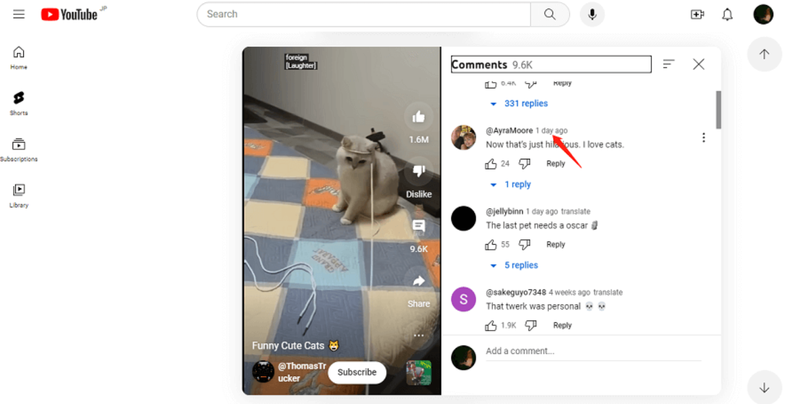 YouTube Shorts to normal videos