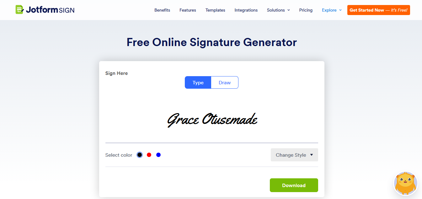 falsk autografgenerator