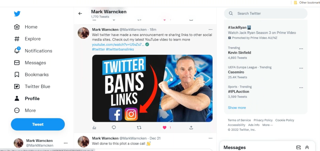 Promuj kanał YouTube na Twitterze