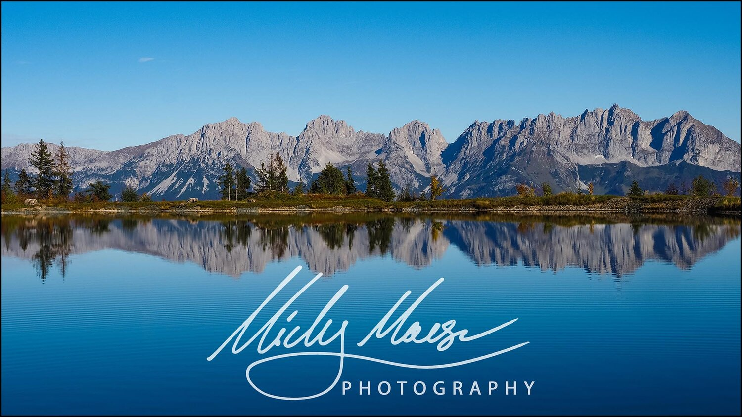 Creative watermark with handwritten signature