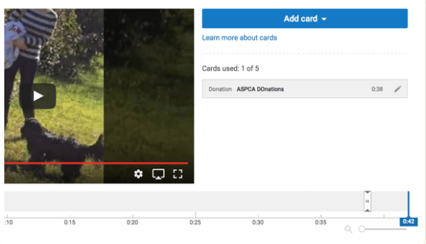 Menetapkan batas kartu di video iklan bersponsor YouTube