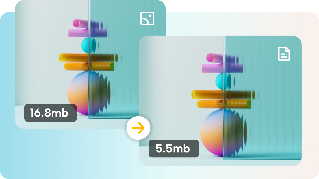 Save your storage with smaller-sized files