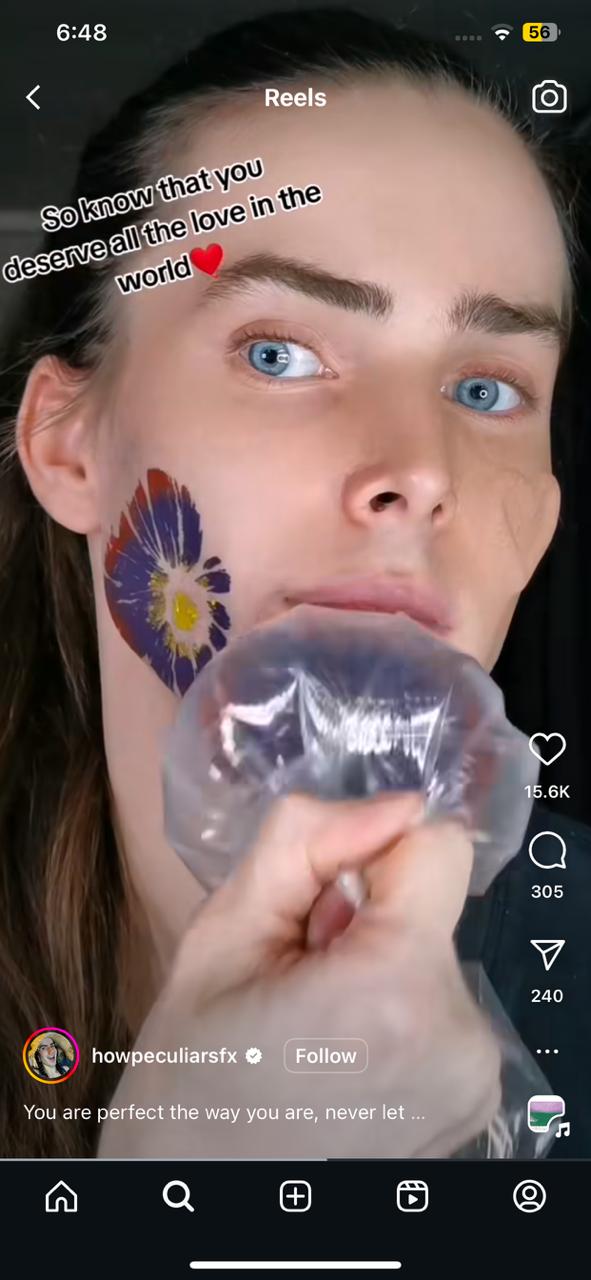 化妝師準備拍攝的幕後視訊