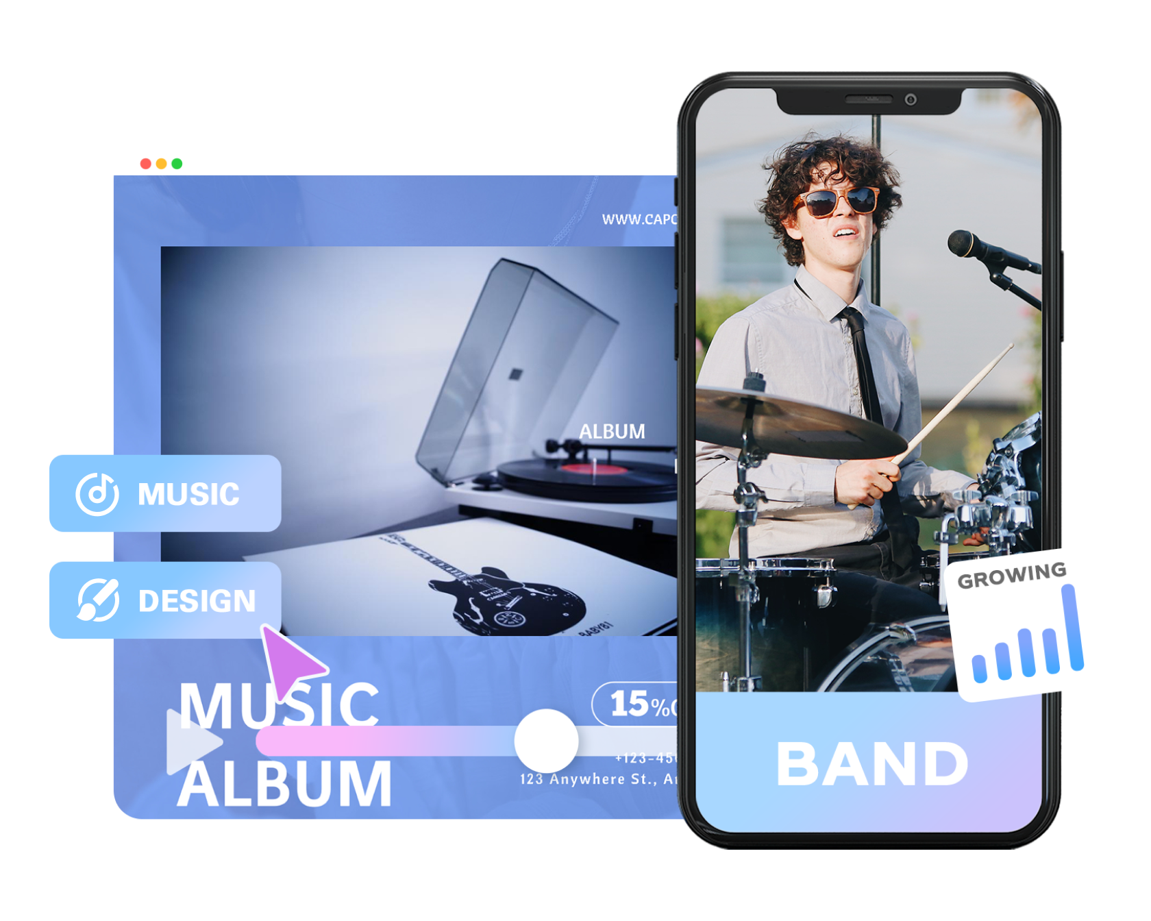 Free Online Custom Album Cover Design