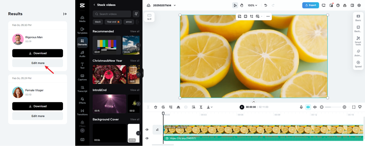 Powerful video editing workshop